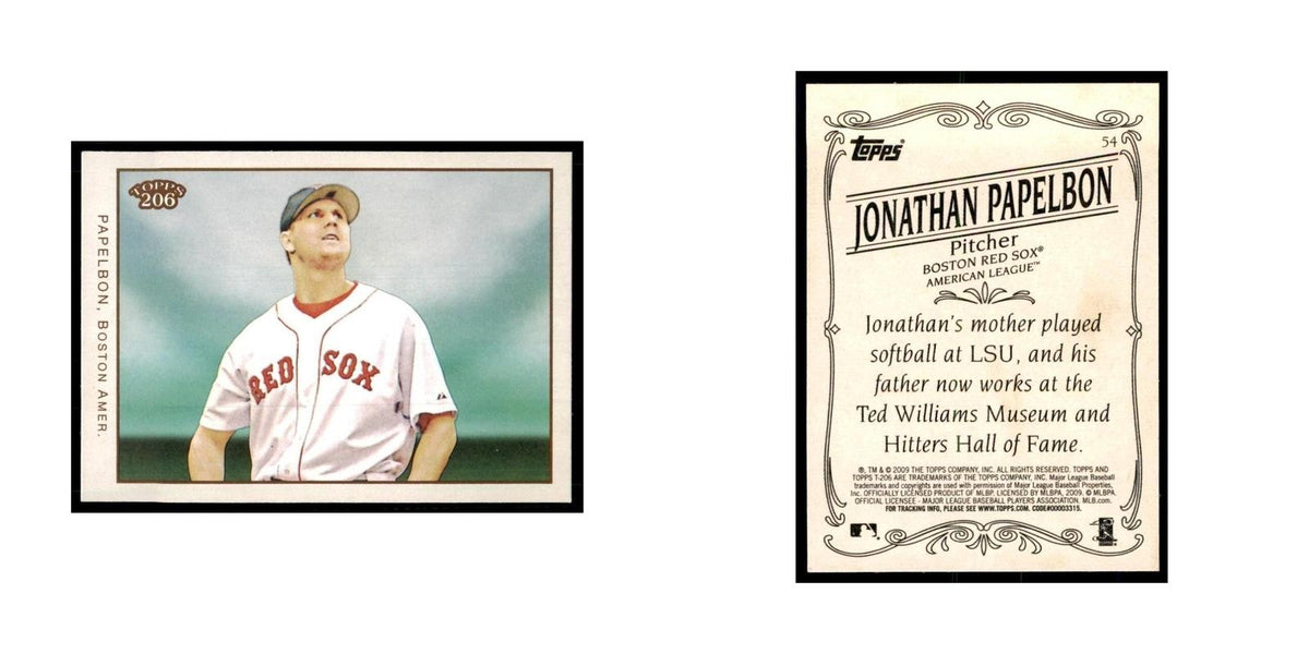2009 Topps 206 Jonathan Papelbon Baseball Cards #54
