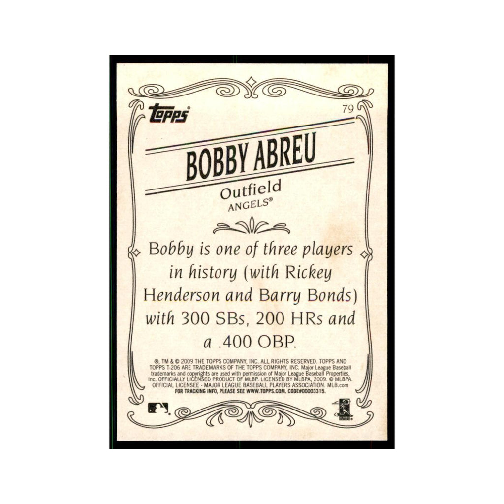 2009 Topps 206 Bobby Abreu Baseball Cards #79