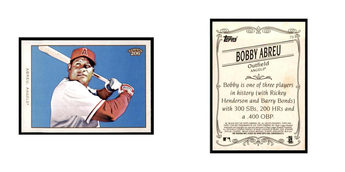 2009 Topps 206 Bobby Abreu Baseball Cards #79