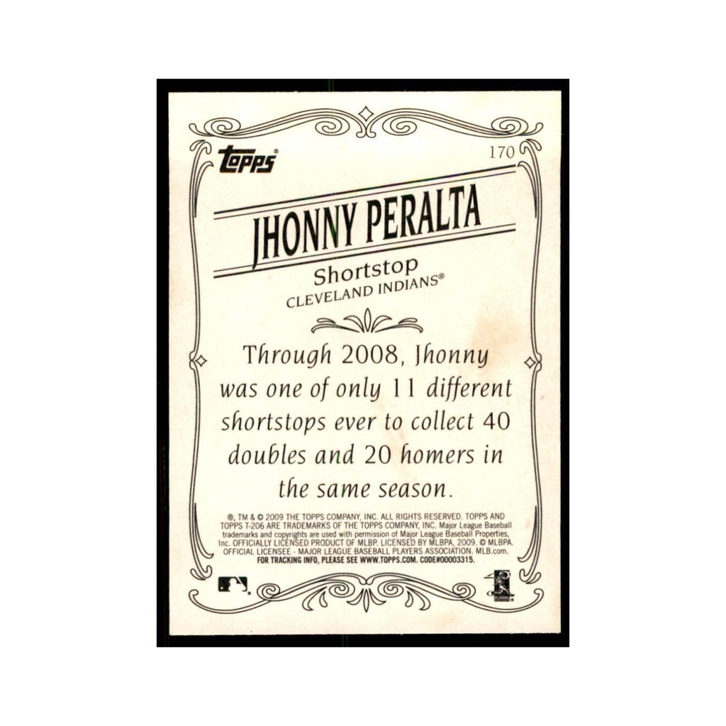 2009 Topps 206 Jhonny Peralta Baseball Cards #170