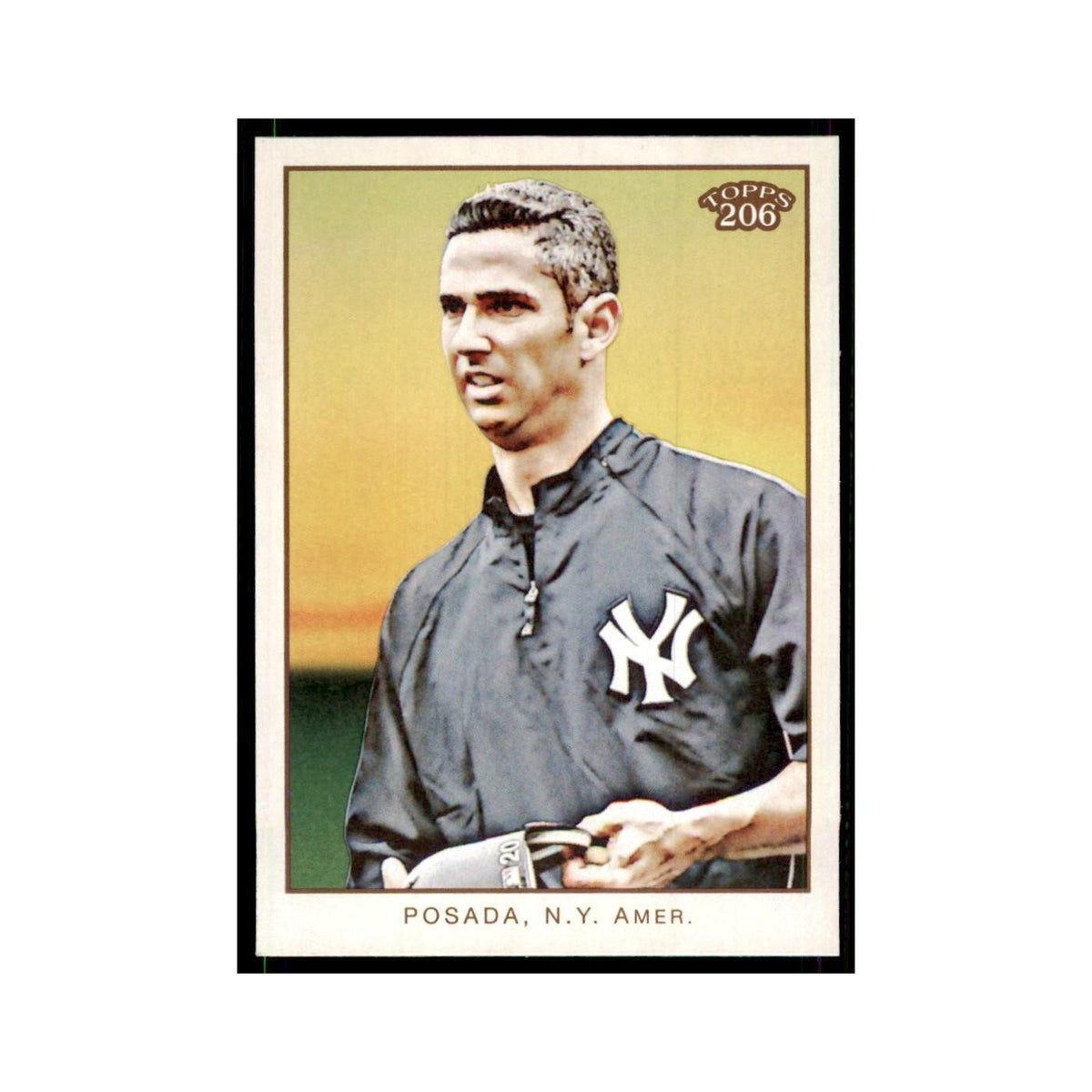 2009 Topps 206 Jorge Posada Baseball Cards #184