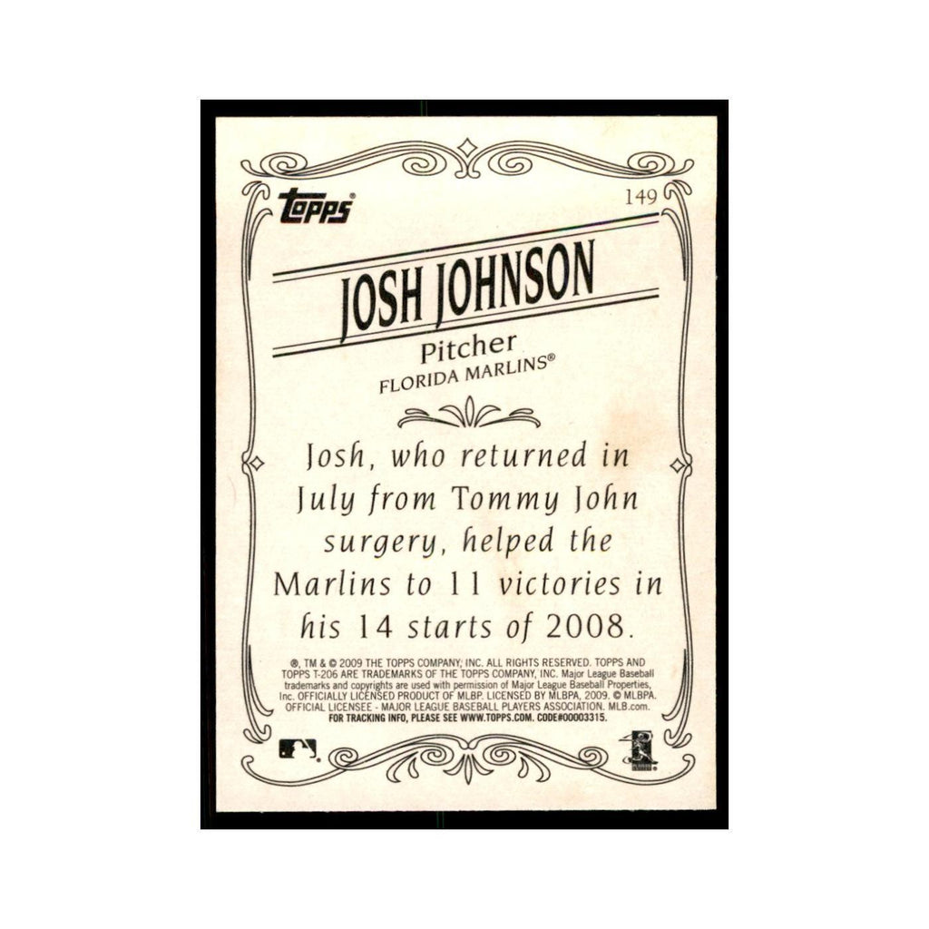 2009 Topps 206 Josh Johnson Baseball Cards #149