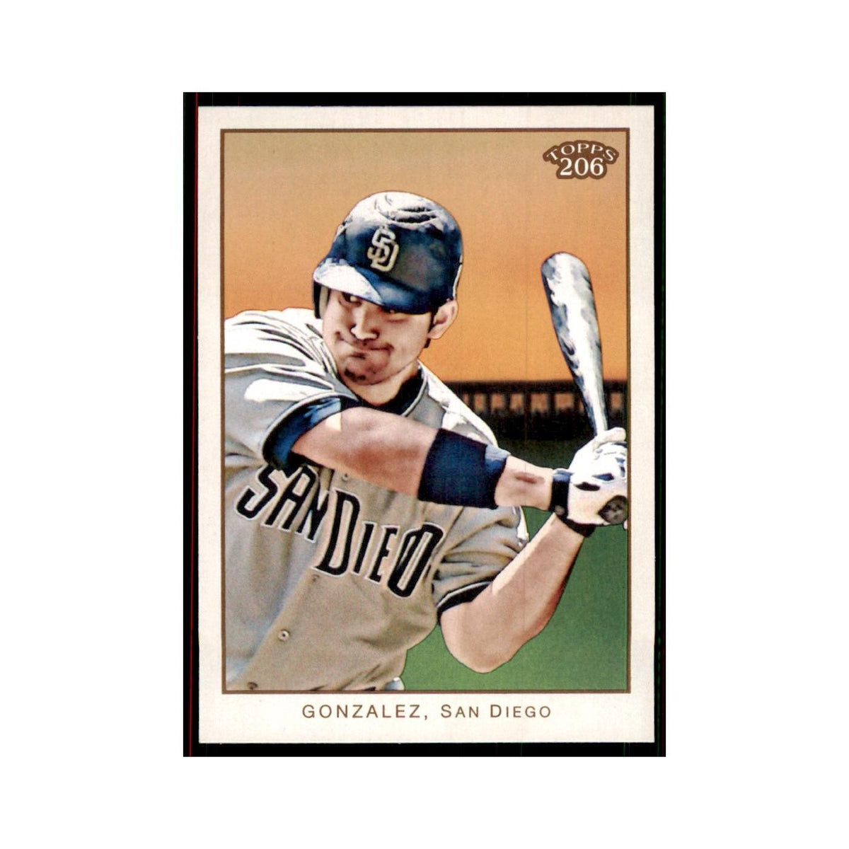 2009 Topps 206 Adrian Gonzalez Baseball Cards #99