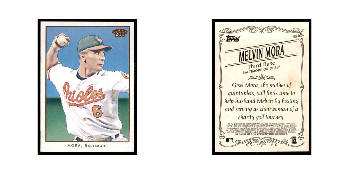 2009 Topps 206 Melvin Mora Baseball Cards #88