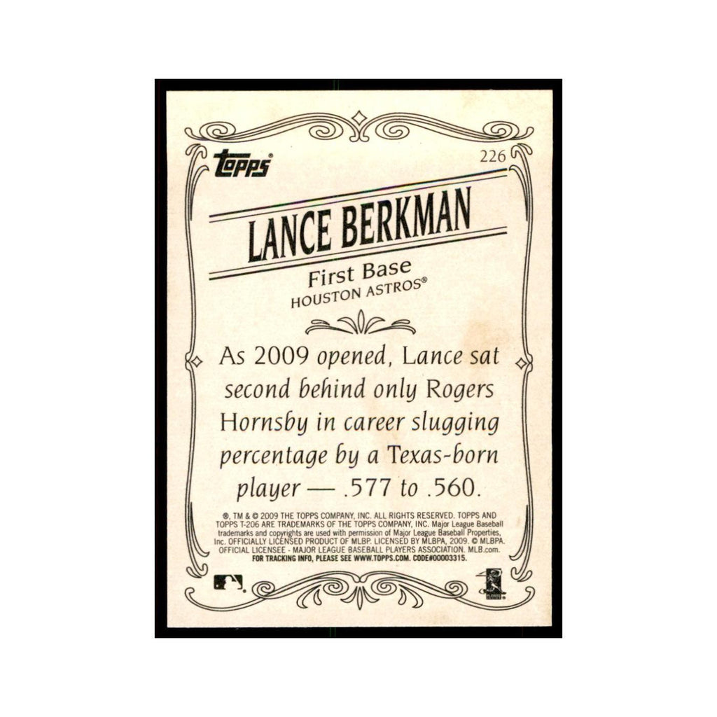 2009 Topps 206 Lance Berkman Baseball Cards #226