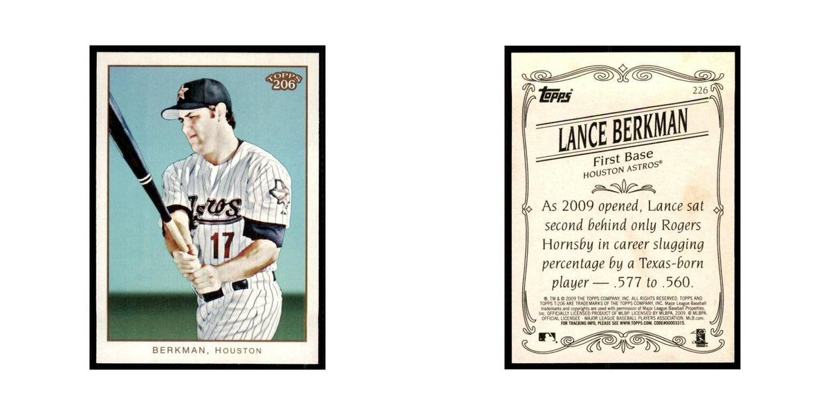 2009 Topps 206 Lance Berkman Baseball Cards #226