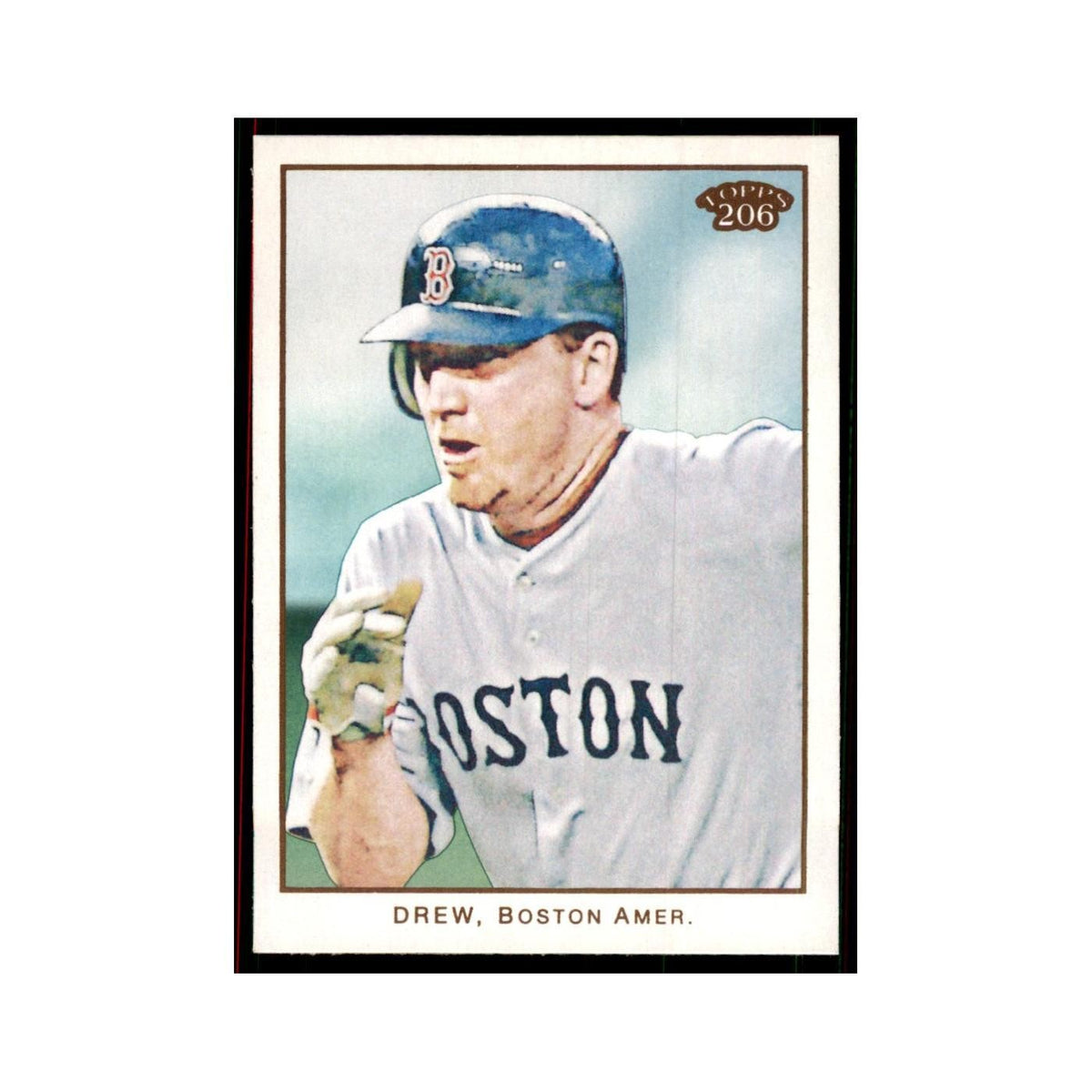 2009 Topps 206 J.D. Drew Baseball Cards #101