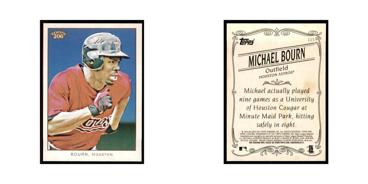 2009 Topps 206 Michael Bourn Baseball Cards #115