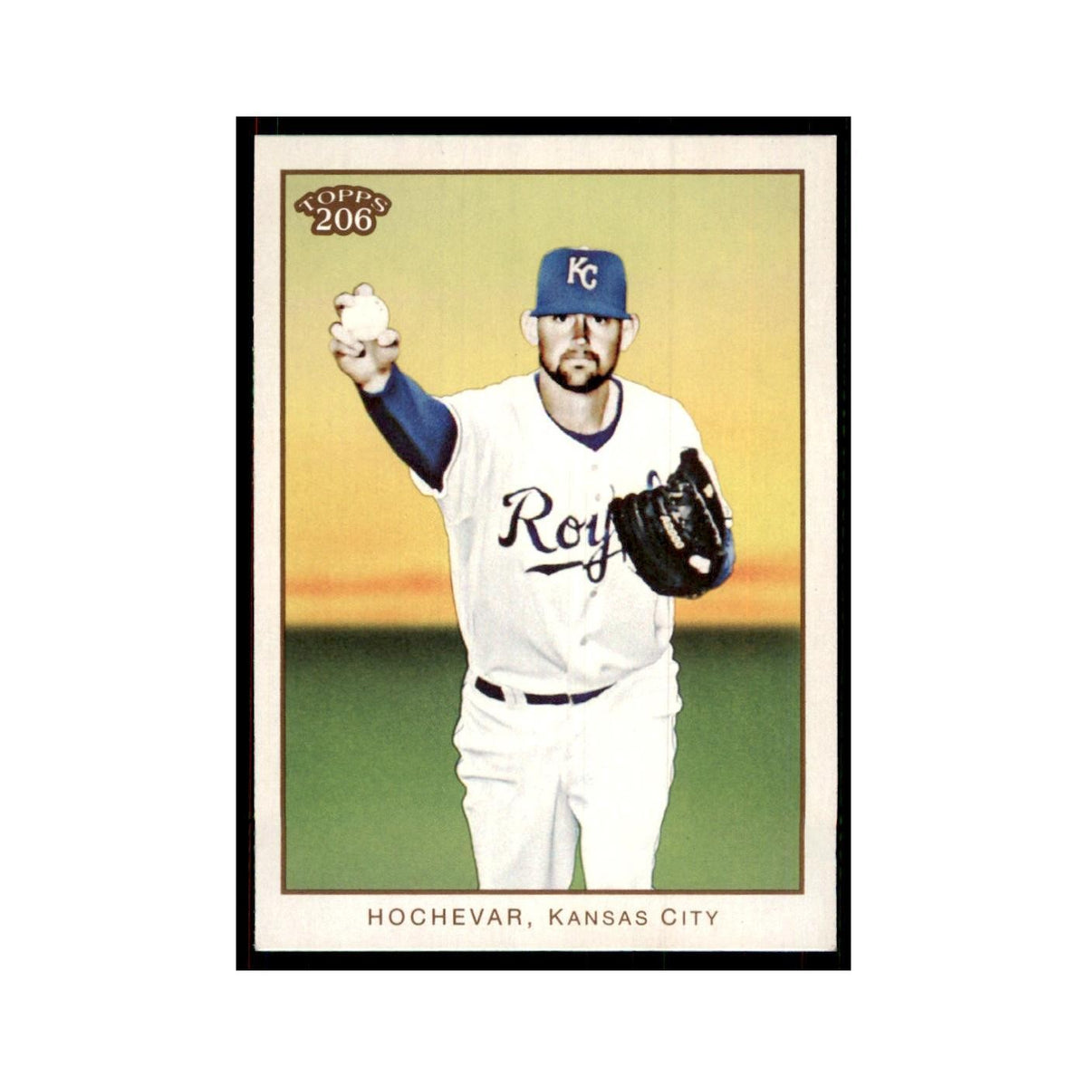 2009 Topps 206 Luke Hochevar Baseball Cards #68