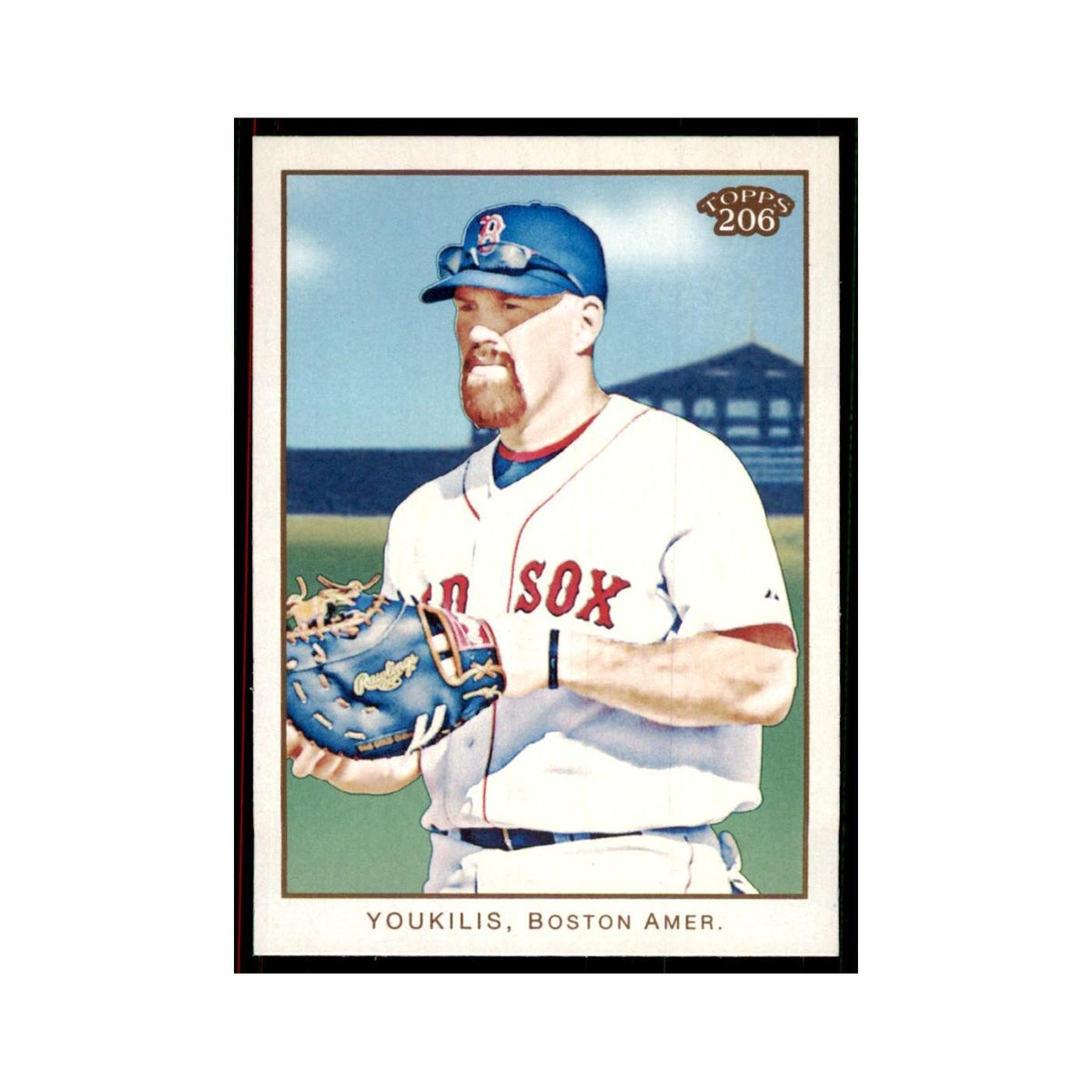2009 Topps 206 Kevin Youkilis Baseball Cards #118