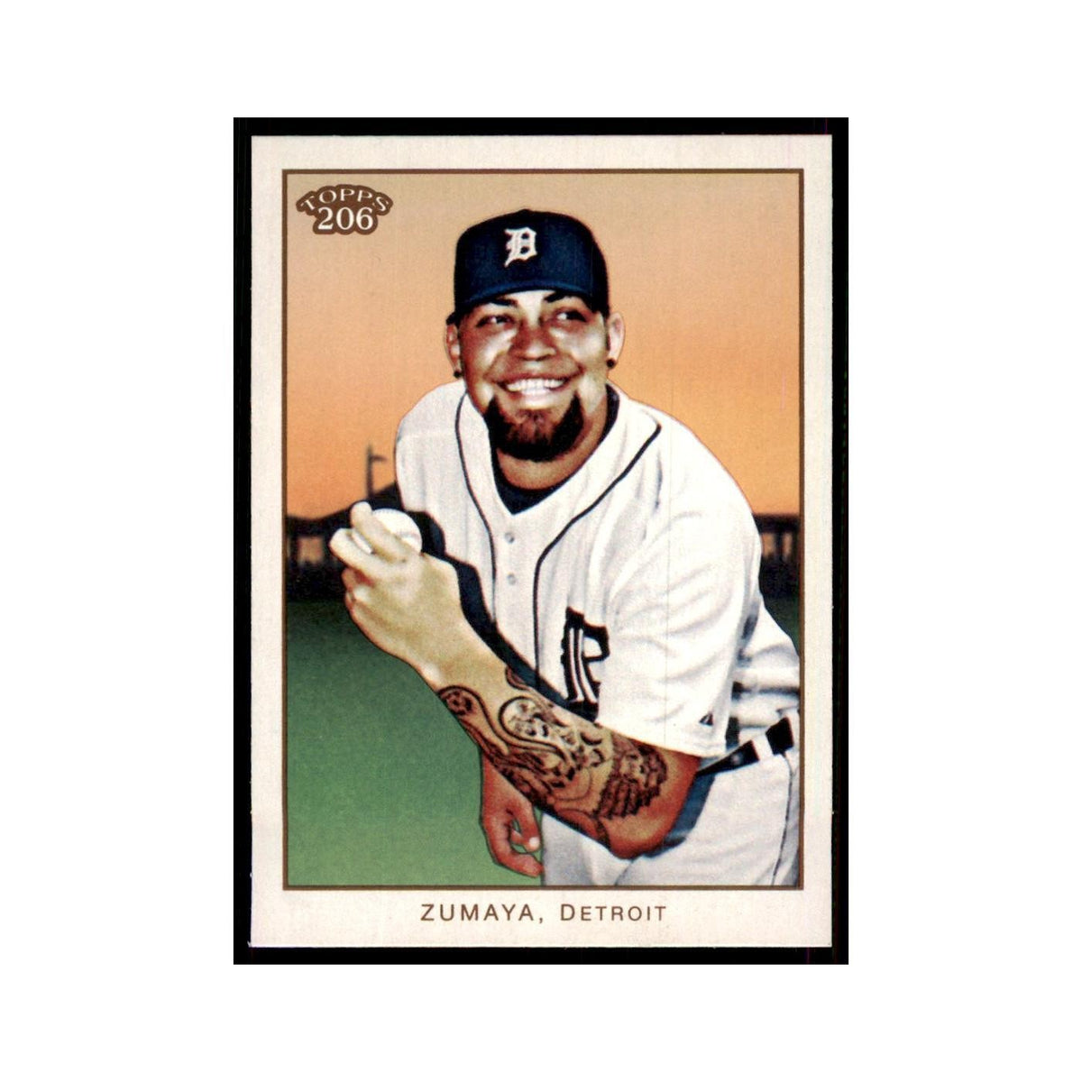 2009 Topps 206 Joel Zumaya Baseball Cards #166