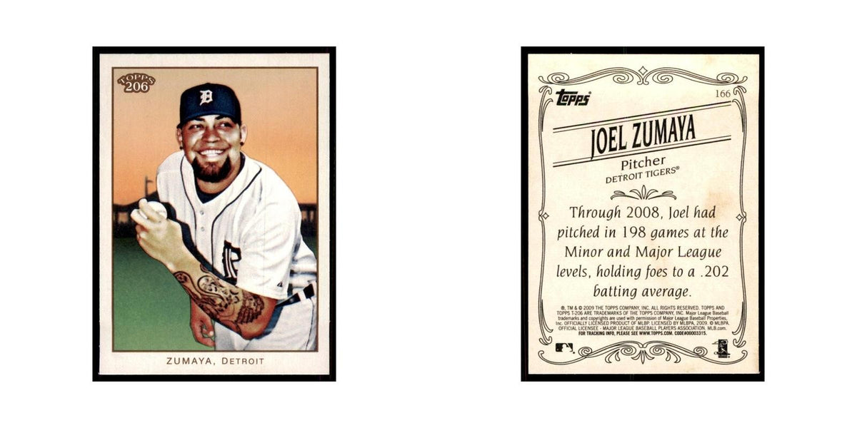 2009 Topps 206 Joel Zumaya Baseball Cards #166