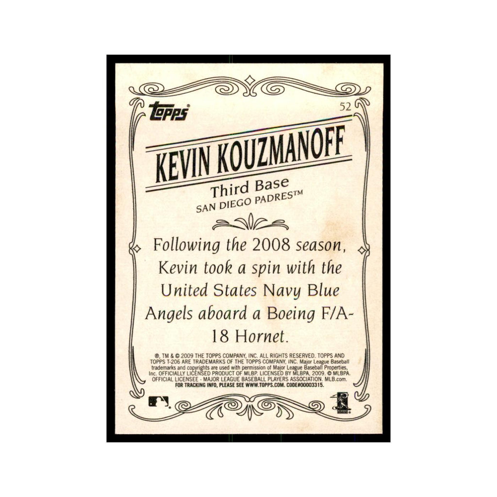 2009 Topps 206 Kevin Kouzmanoff Baseball Cards #52