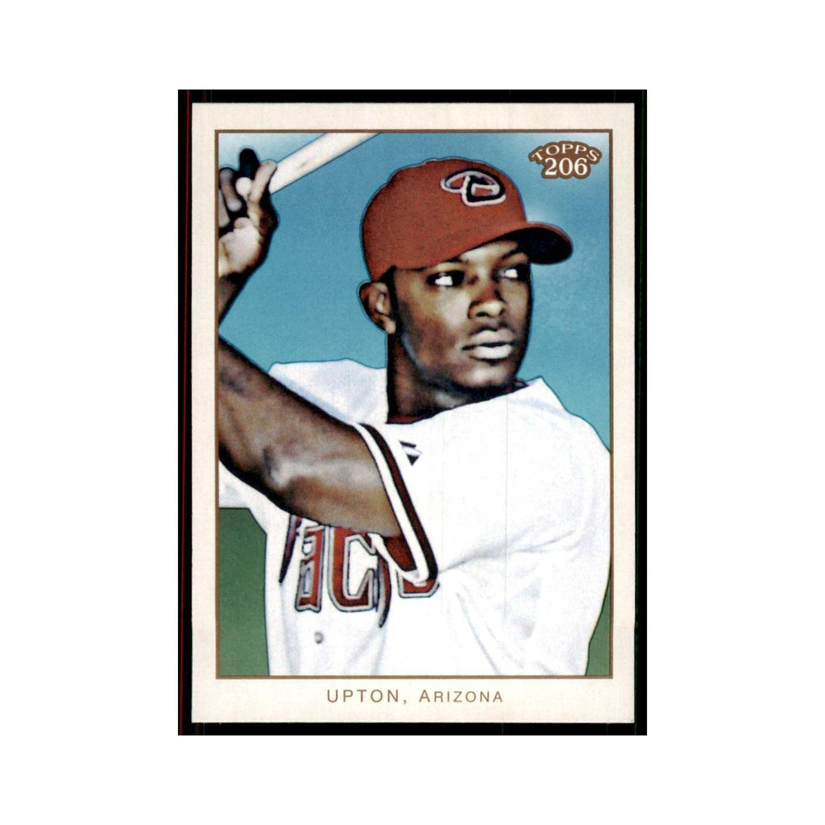 2009 Topps 206 Justin Upton Baseball Cards #109