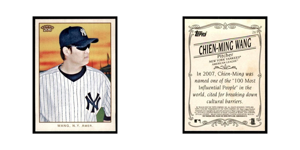 2009 Topps 206 Chien-Ming Wang Baseball Cards #26