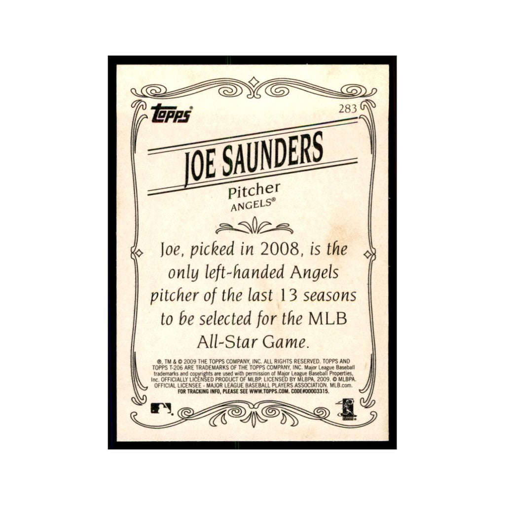 2009 Topps 206 Joe Saunders Baseball Cards #283