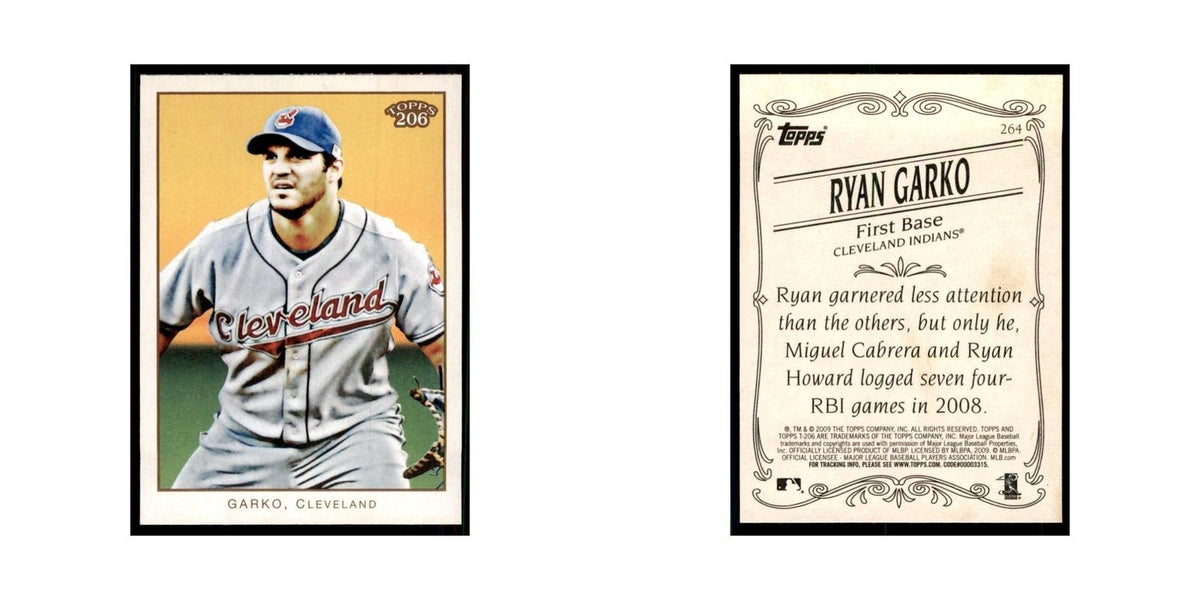 2009 Topps 206 Ryan Garko Baseball Cards #264