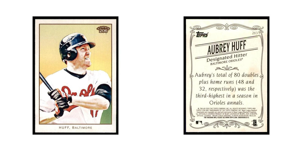 2009 Topps 206 Aubrey Huff Baseball Cards #263
