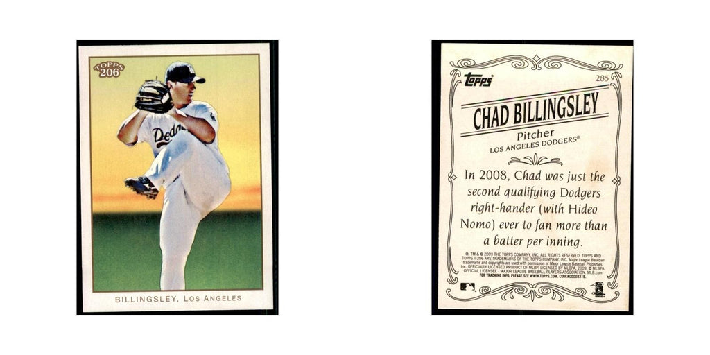 2009 Topps 206 Chad Billingsley Baseball Cards #285