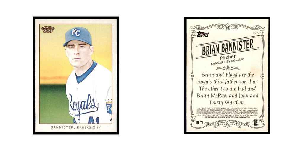 2009 Topps 206 Brian Bannister Baseball Cards #273