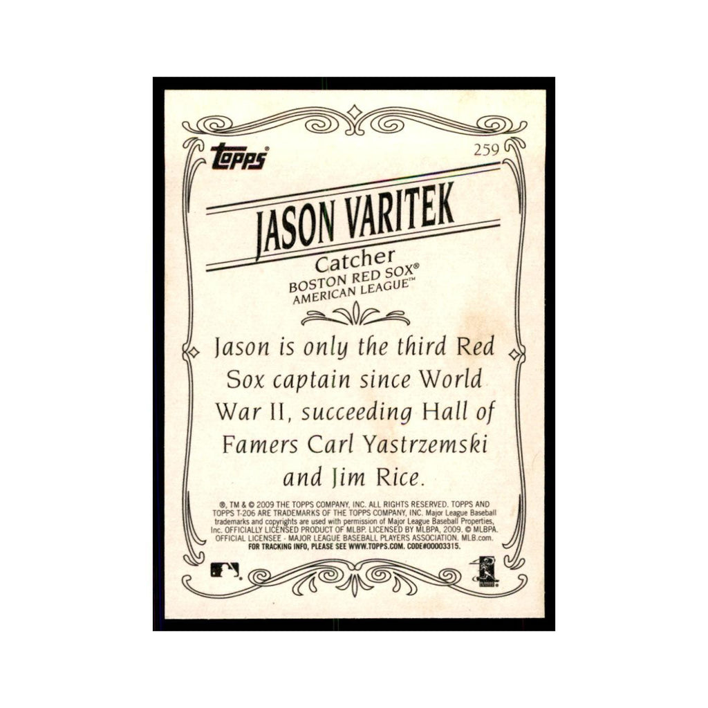 2009 Topps 206 Jason Varitek Baseball Cards #259
