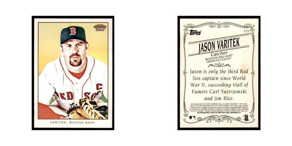 2009 Topps 206 Jason Varitek Baseball Cards #259