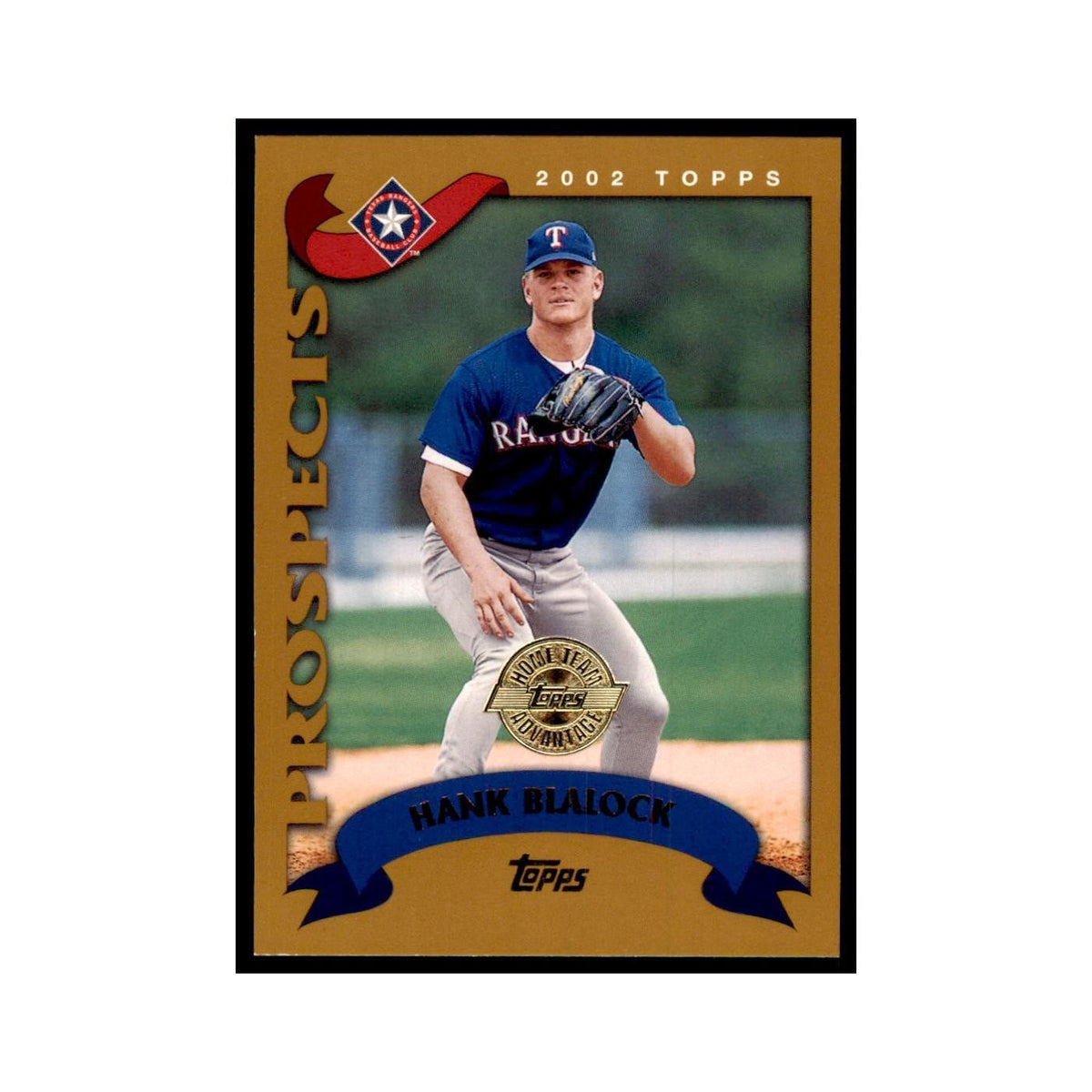 2002 Topps Home Team Advantage Hank Blalock Baseball Cards #309