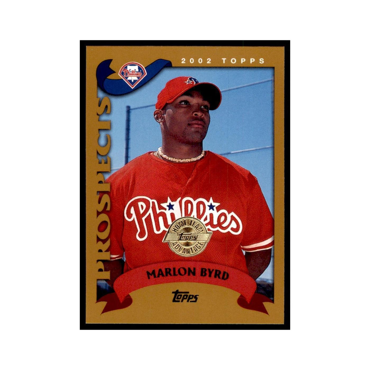 2002 Topps Home Team Advantage Marlon Byrd Baseball Cards #311