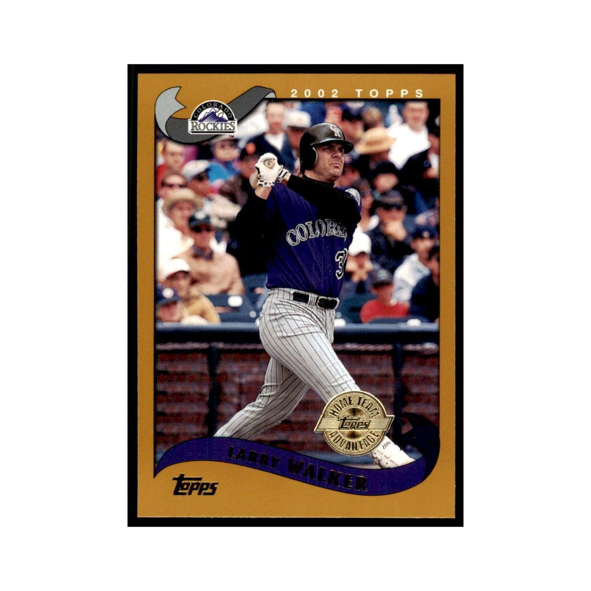 2002 Topps Home Team Advantage Larry Walker Baseball Cards #25