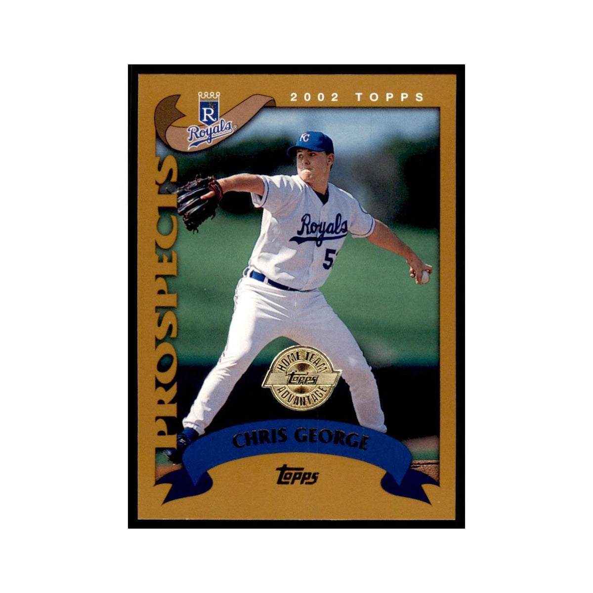 2002 Topps Home Team Advantage Chris George Baseball Cards #308