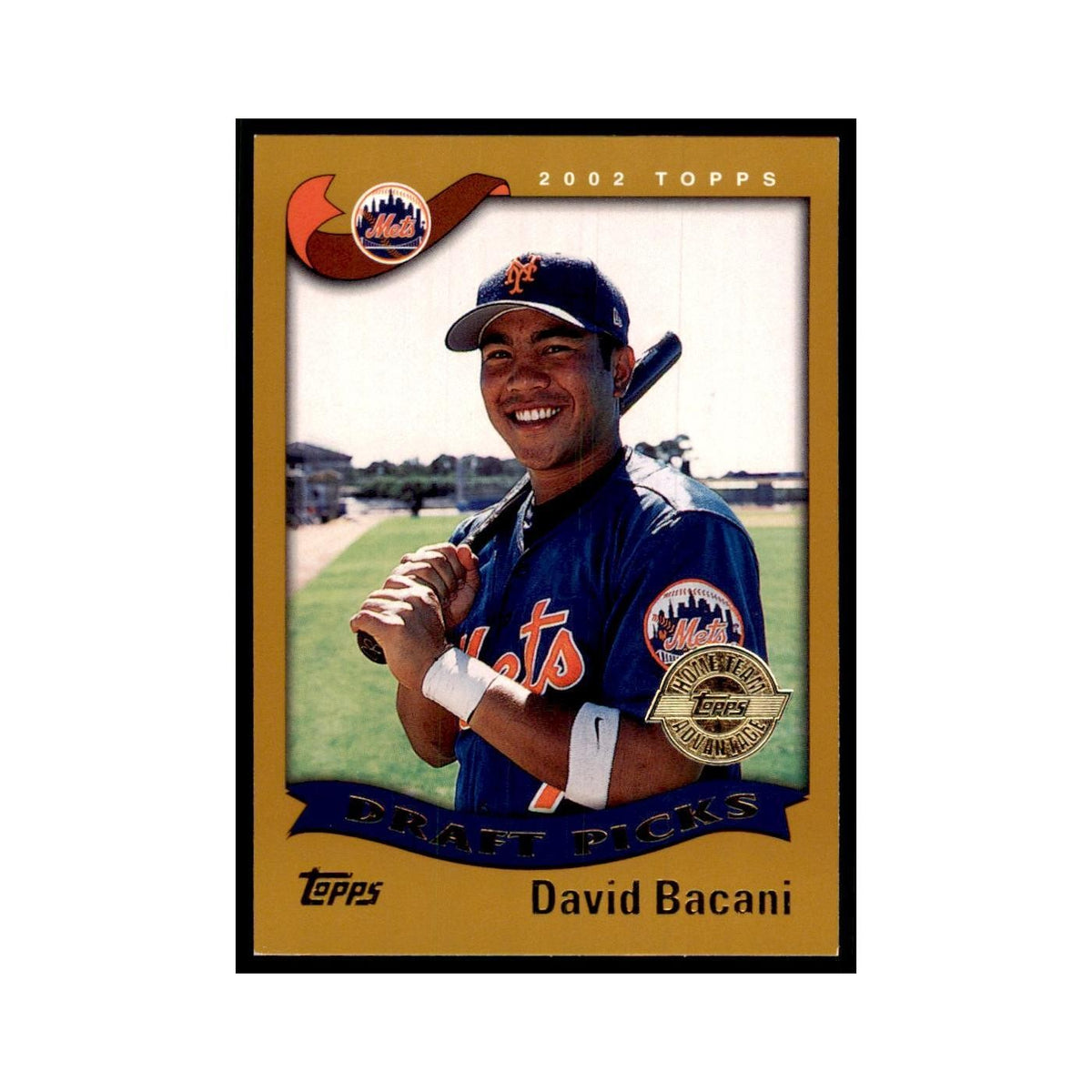2002 Topps Home Team Advantage David Bacani Baseball Cards #694
