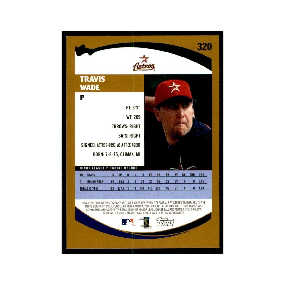 2002 Topps Home Team Advantage Travis Wade Baseball Cards #320