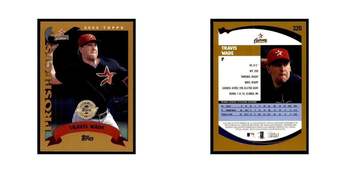 2002 Topps Home Team Advantage Travis Wade Baseball Cards #320