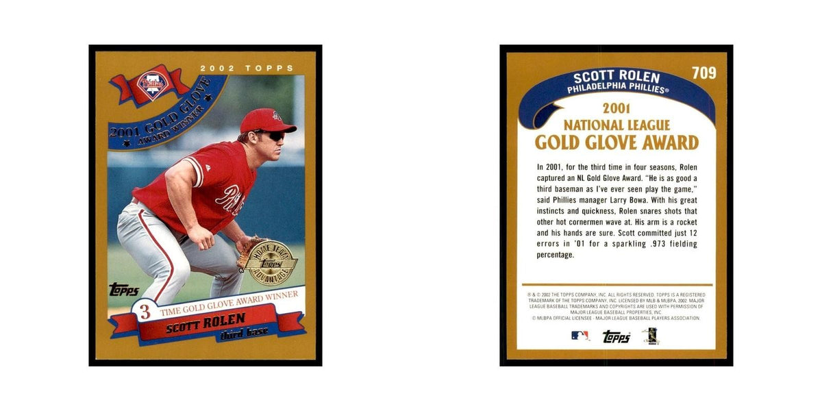 2002 Topps Home Team Advantage Scott Rolen Baseball Cards #709