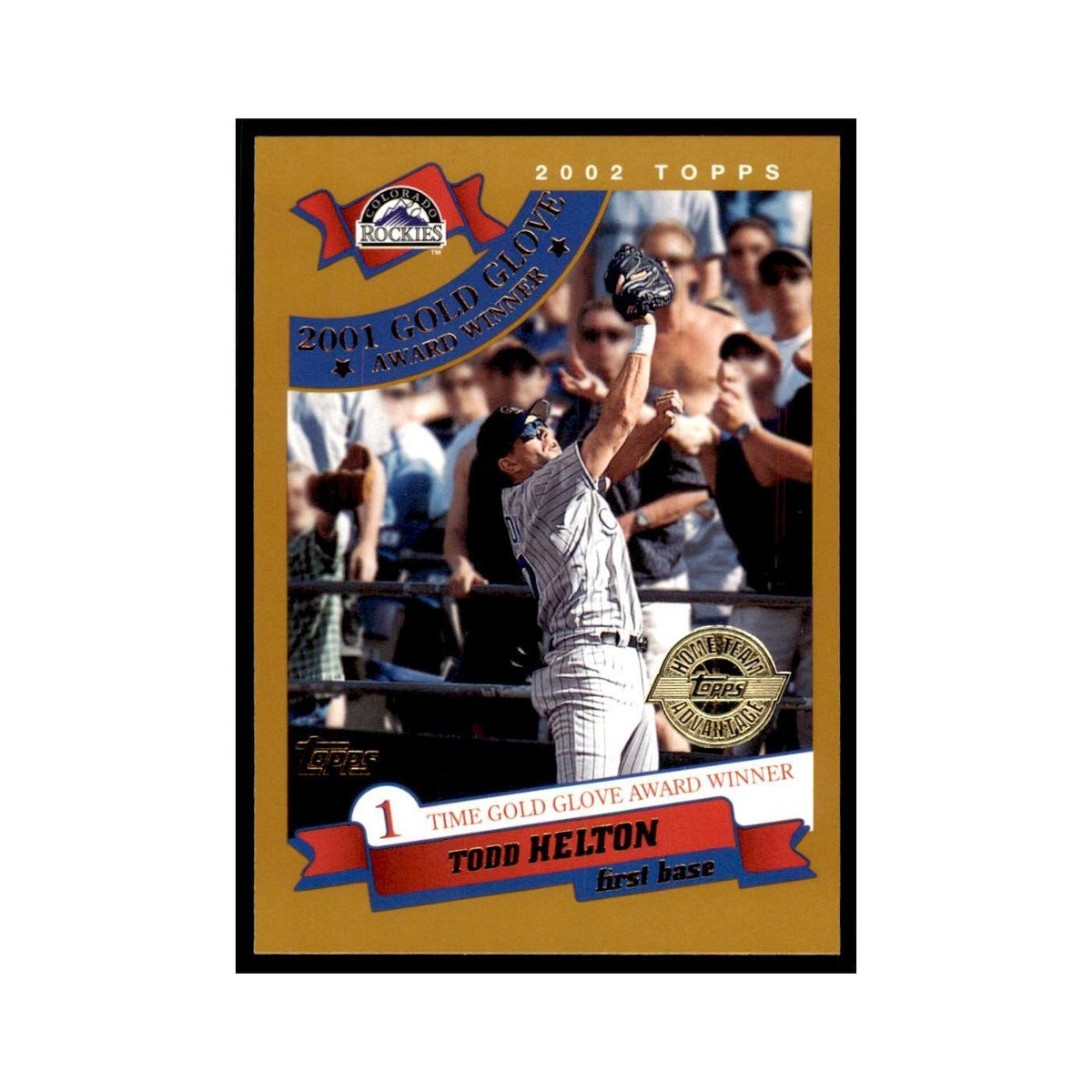 2002 Topps Home Team Advantage Todd Helton Baseball Cards #707