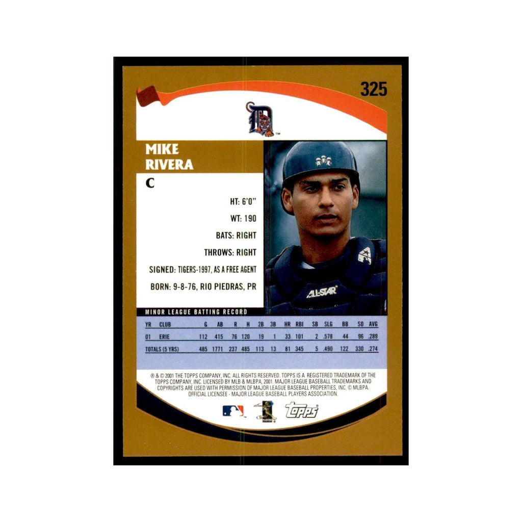 2002 Topps Home Team Advantage Mike Rivera Baseball Cards #325