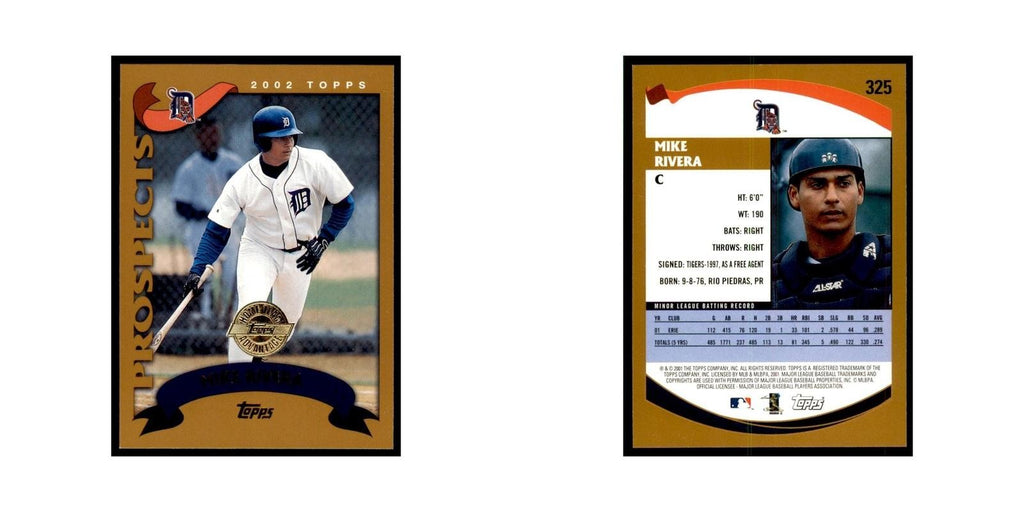 2002 Topps Home Team Advantage Mike Rivera Baseball Cards #325