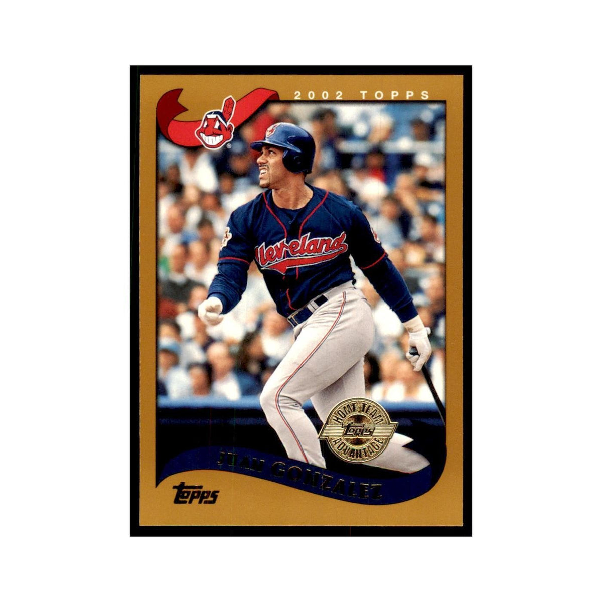 2002 Topps Home Team Advantage Juan Gonzalez Baseball Cards #70