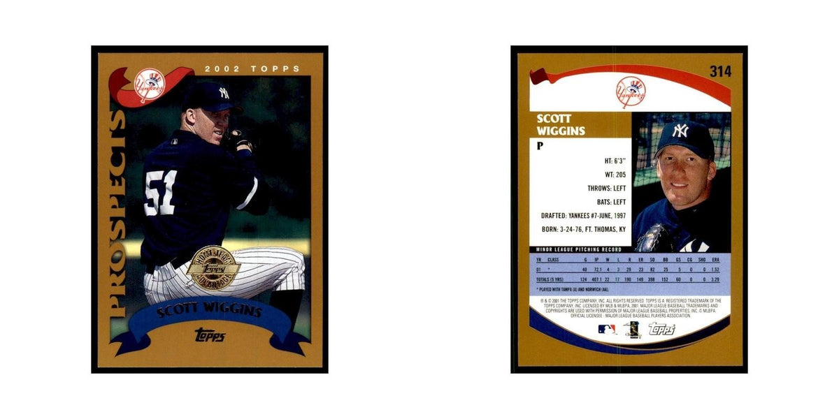 2002 Topps Home Team Advantage Scott Wiggins Baseball Cards #314