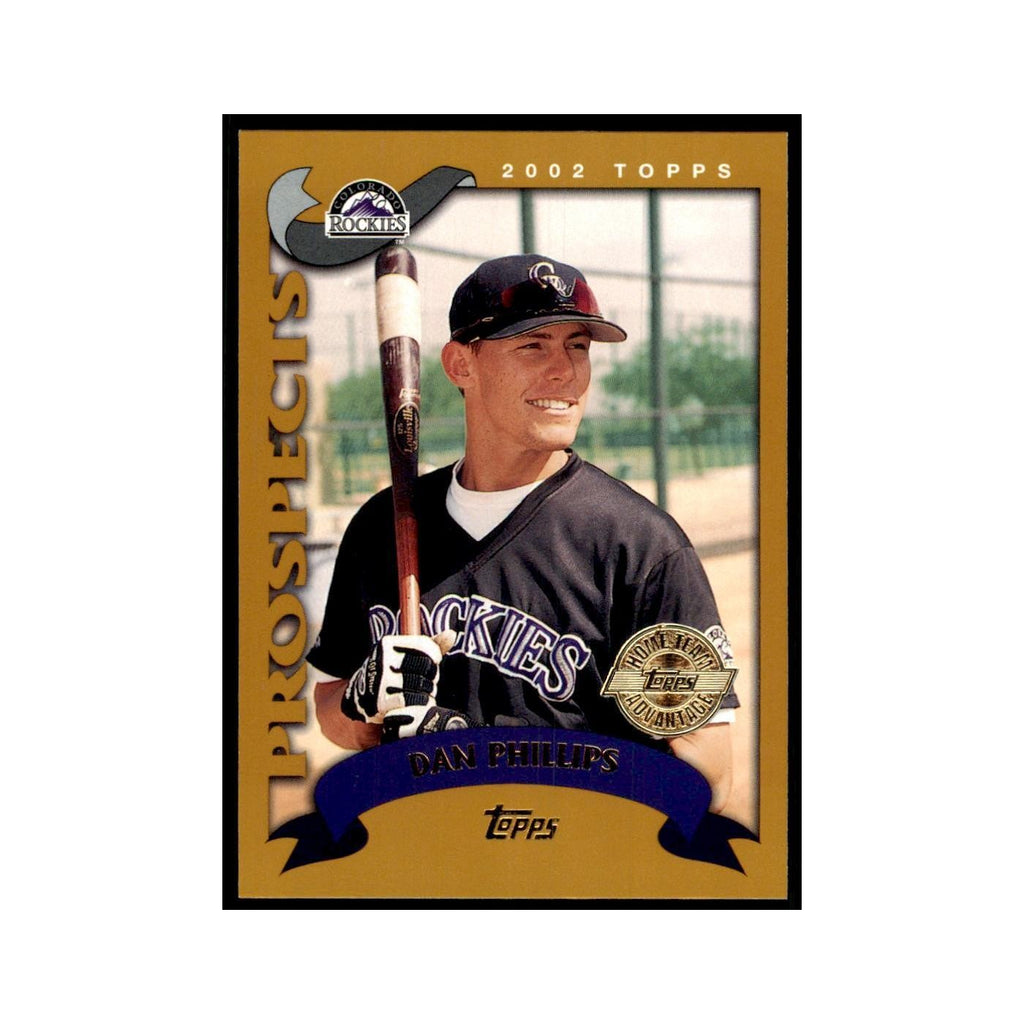 2002 Topps Home Team Advantage Dan Phillips Baseball Cards #684