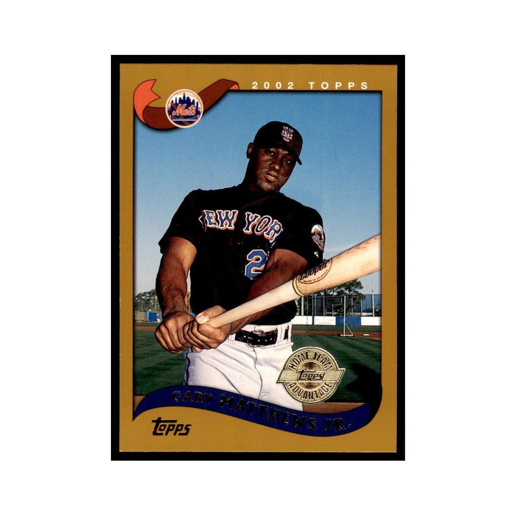 2002 Topps Home Team Advantage Gary Matthews Jr. Baseball Cards #477