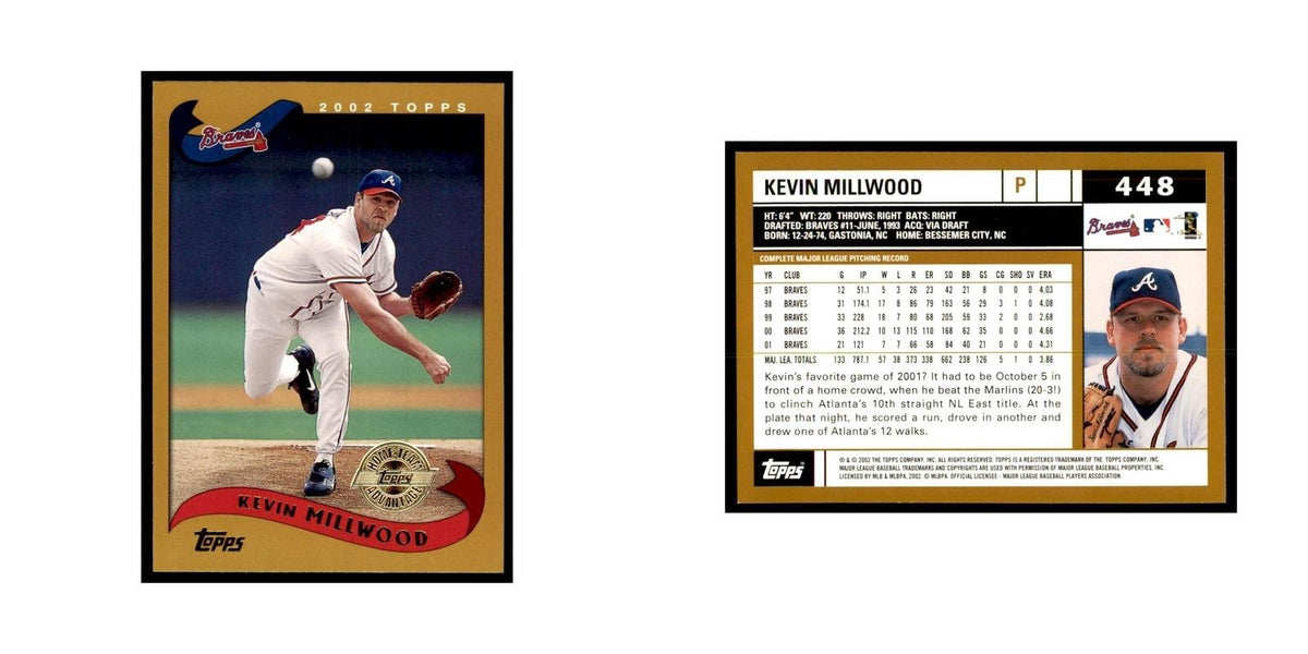 2002 Topps Home Team Advantage Kevin Millwood Baseball Cards #448
