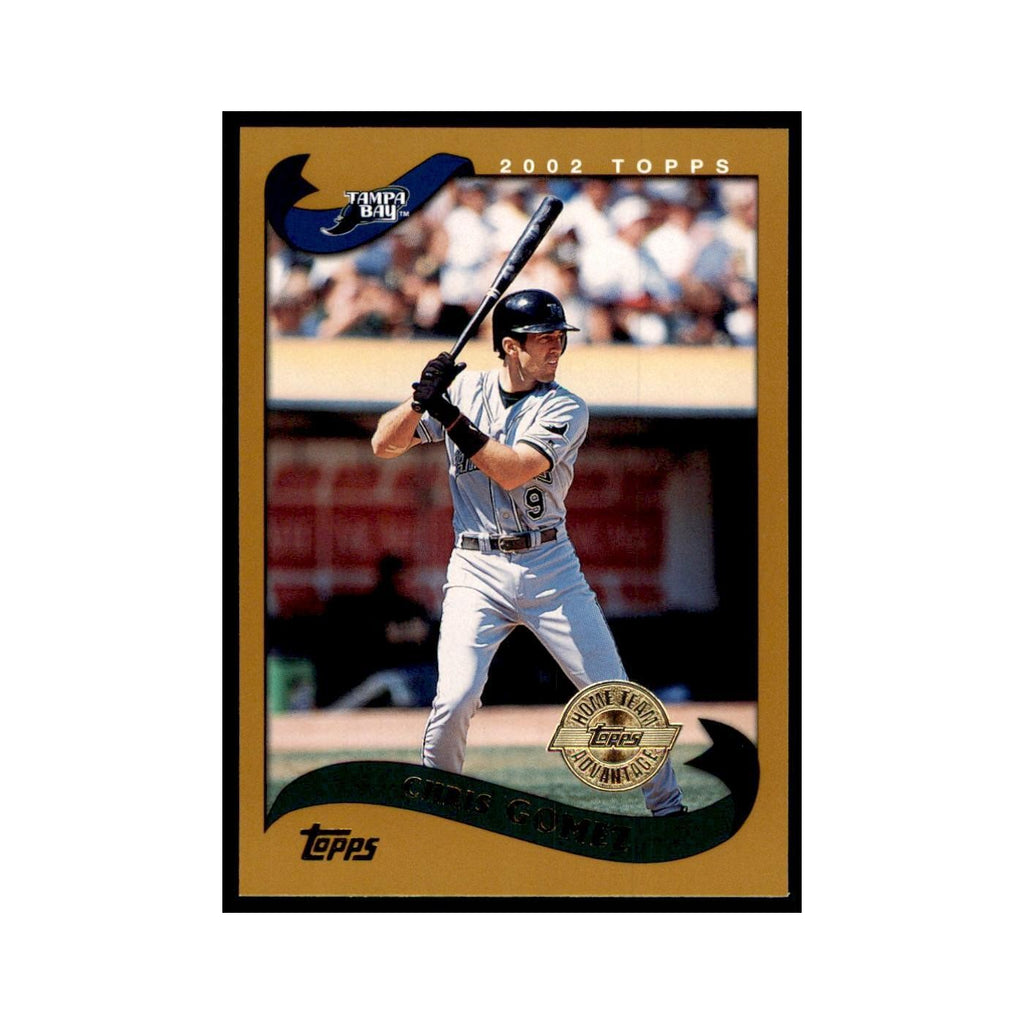 2002 Topps Home Team Advantage Chris Gomez Baseball Cards #492