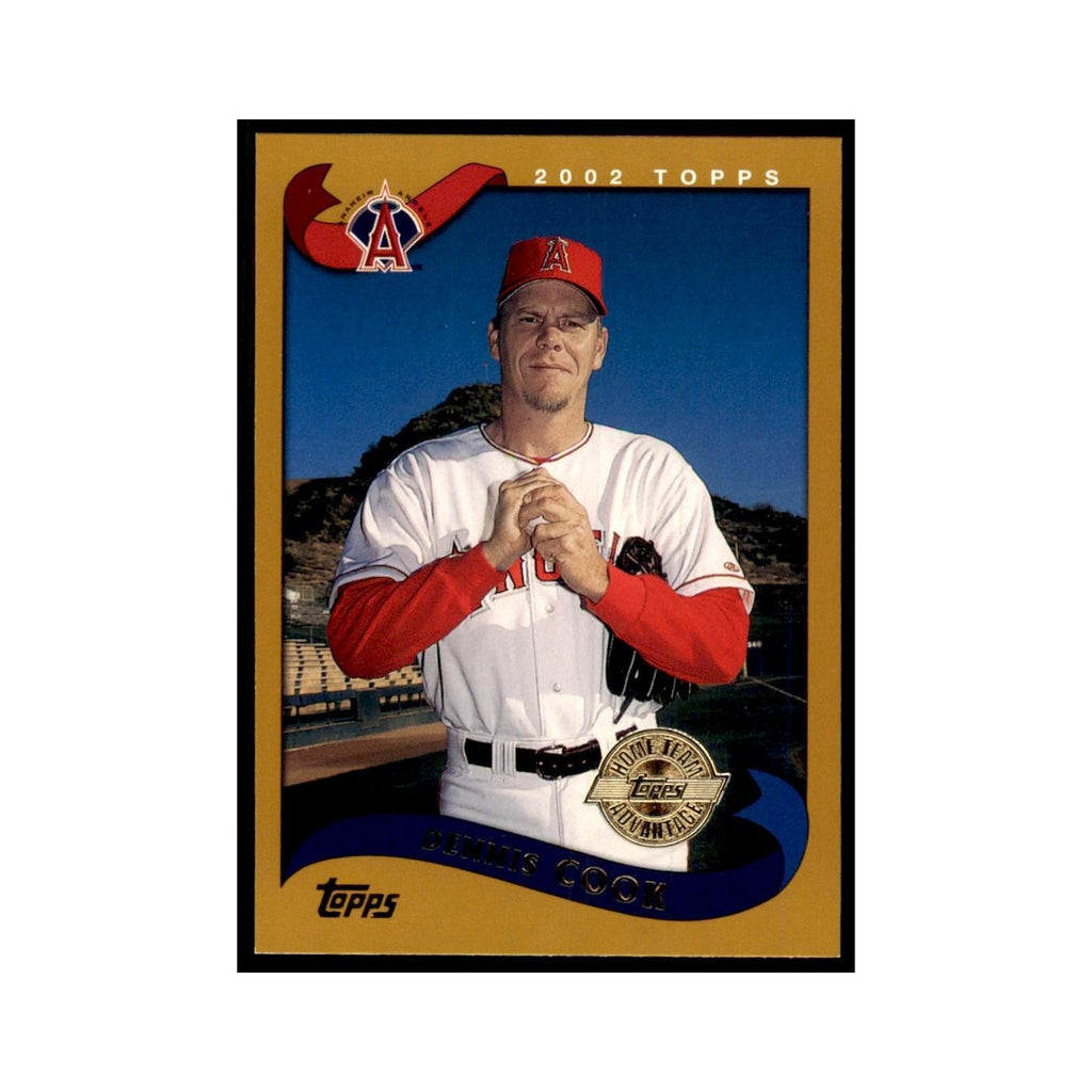 2002 Topps Home Team Advantage Dennis Cook Baseball Cards #388