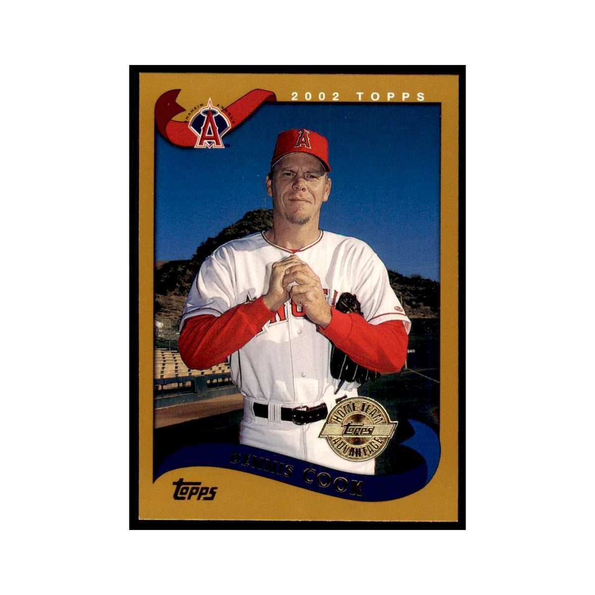 2002 Topps Home Team Advantage Dennis Cook Baseball Cards #388