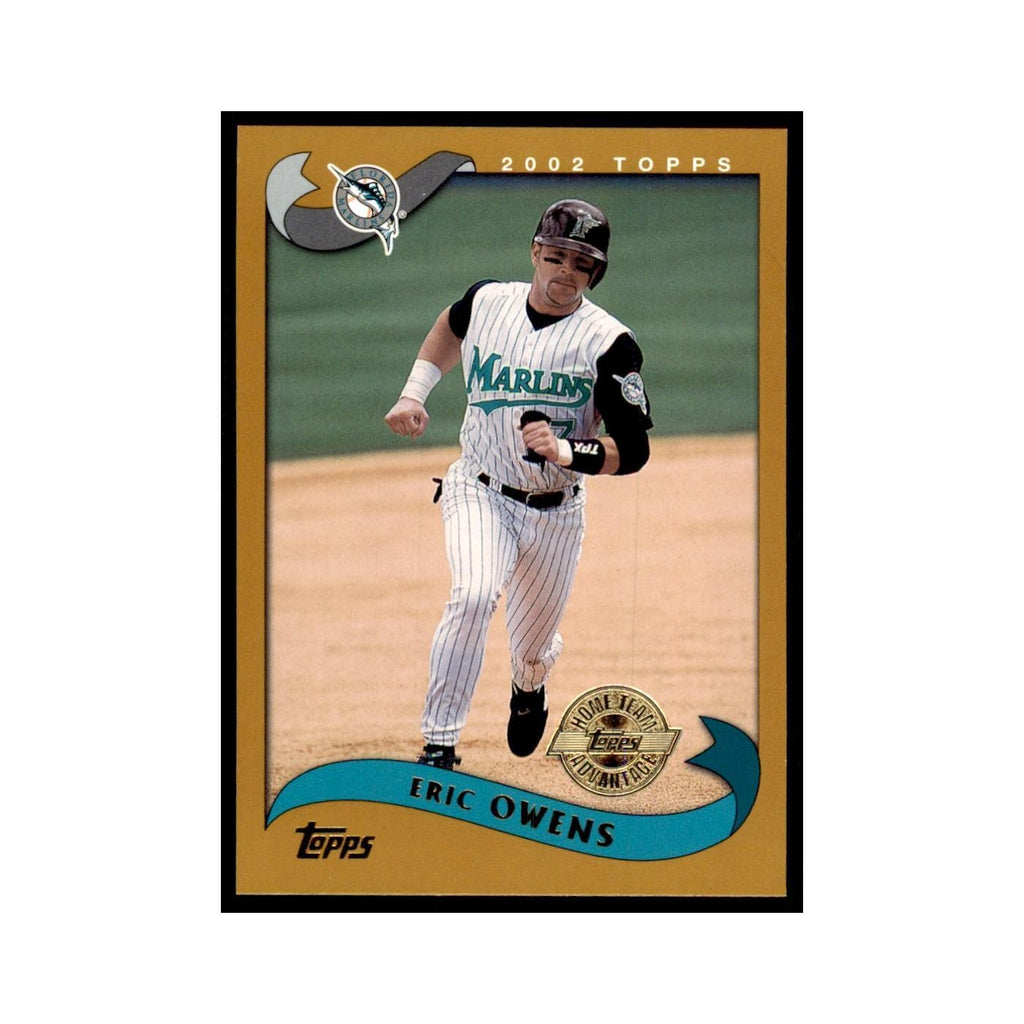 2002 Topps Home Team Advantage Eric Owens Baseball Cards #456