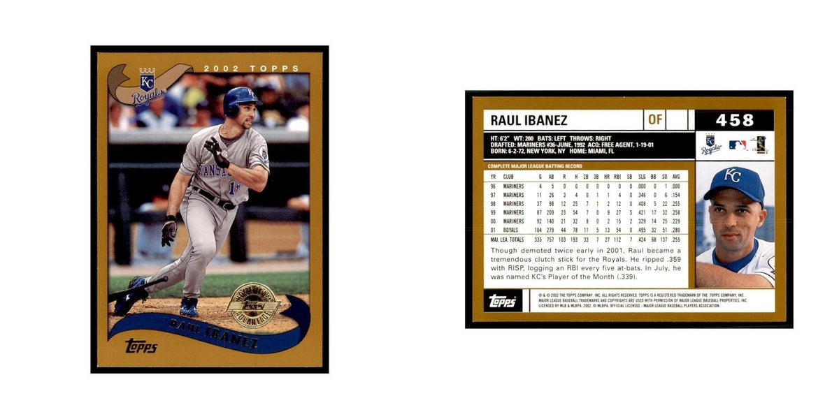 2002 Topps Home Team Advantage Raul Ibanez Baseball Cards #458