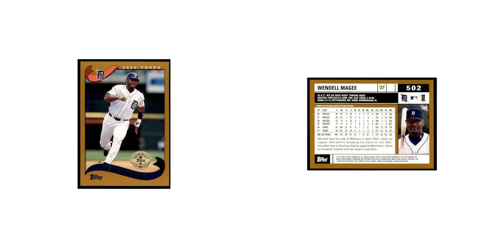2002 Topps Home Team Advantage Wendell Magee Baseball Cards #502