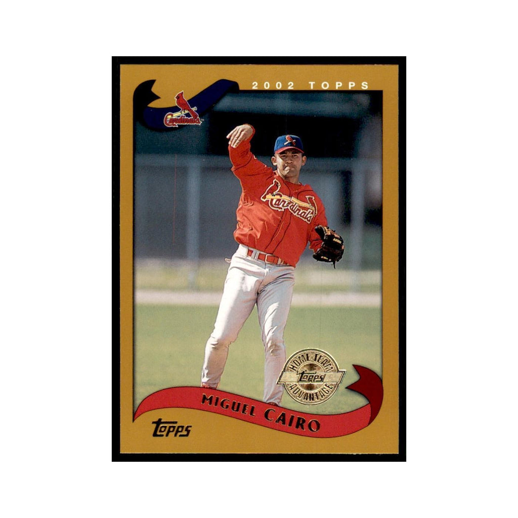 2002 Topps Home Team Advantage Miguel Cairo Baseball Cards #511