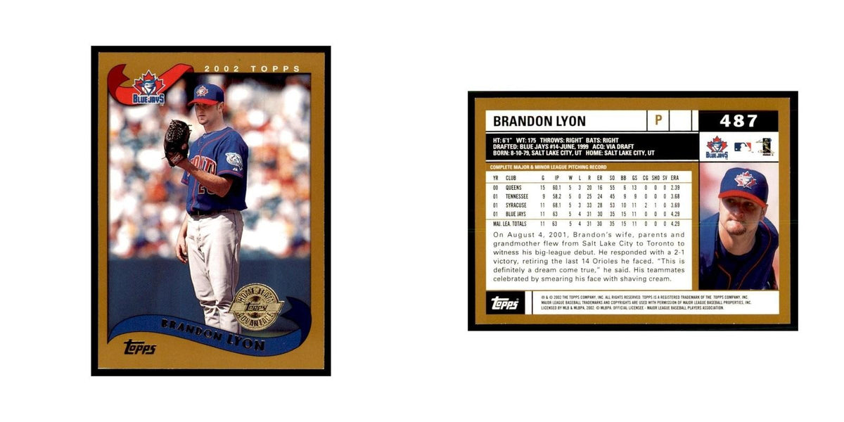 2002 Topps Home Team Advantage Brandon Lyon Baseball Cards #487